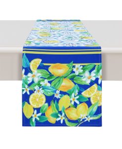 Laural Home Vely Lemons 13x90 Table Runner