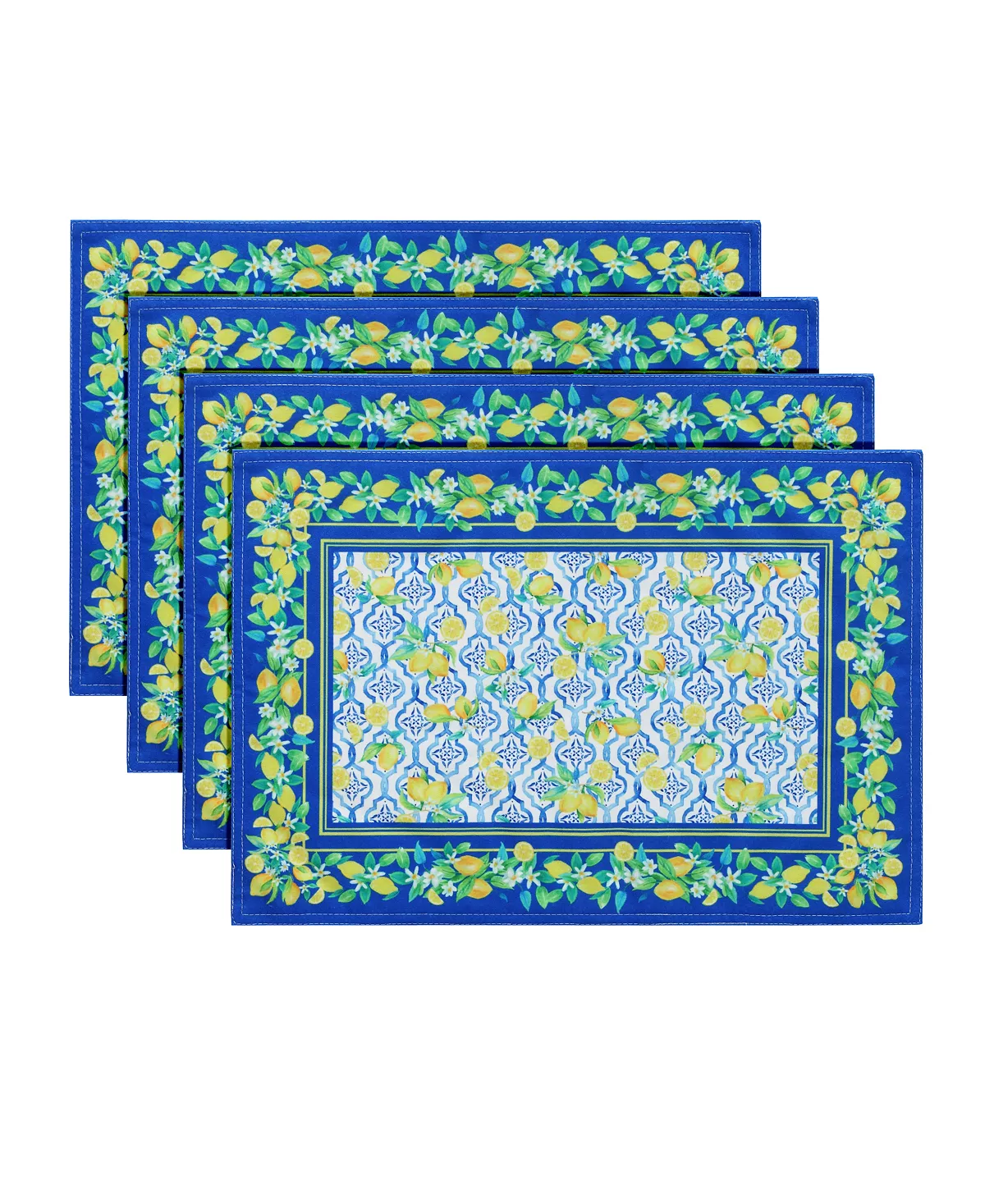 Laural Home Vely Lemons 13x19 Placemat