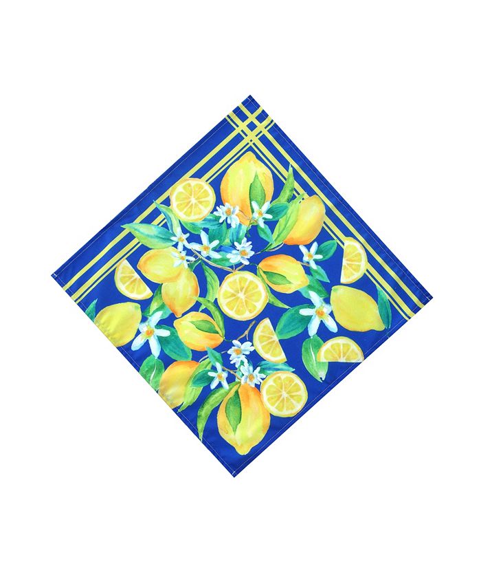 Laural Home Vely Lemons 20x20 Napkin 4 Laural Home Vely Lemons 20x20 Napkin - Image 2