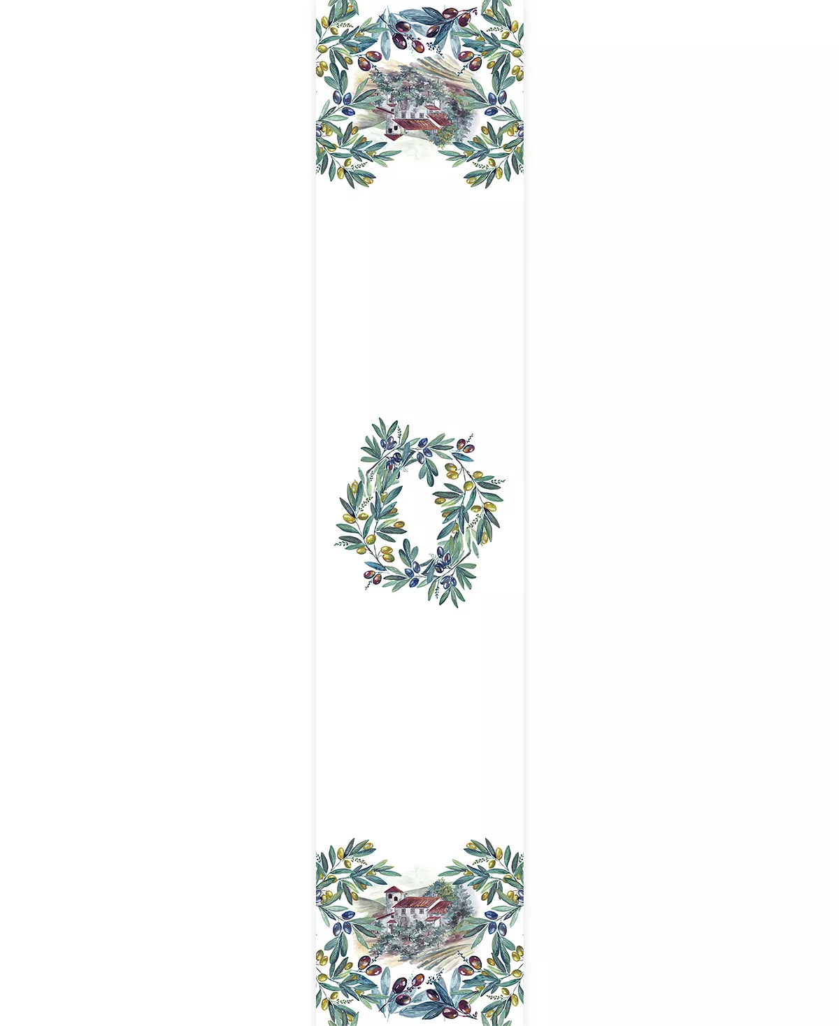 Laural Home Olive Grove 13x72 Table Runner 5 Laural Home Olive Grove 13x72 Table Runner - Image 3
