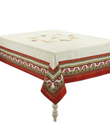 Simply Christmas Tablecloth 70 X 84 Laural Home Simply Christmas Tablecloth 70 X 84 -VilleroyBoch shop