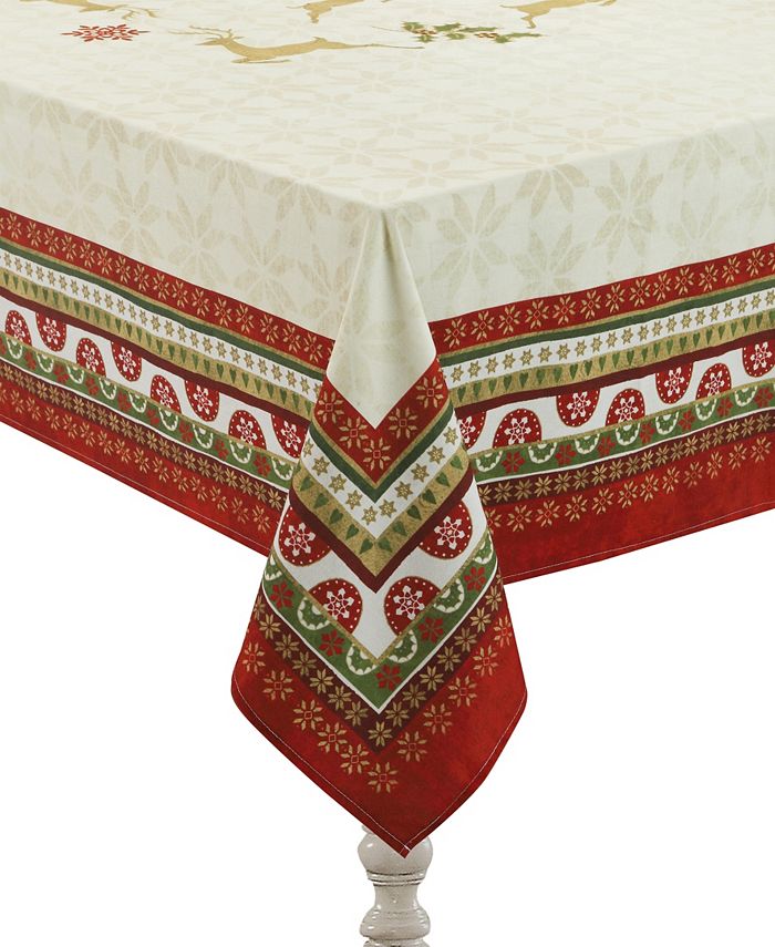 Simply Christmas Tablecloth 70 X 84 Laural Home Simply Christmas Tablecloth 70 X 84 -VilleroyBoch shop