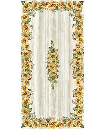 Laural Home Sunflower Day 70x144 Tablecloth 5 Laural Home Sunflower Day 70x144 Tablecloth - Image 3