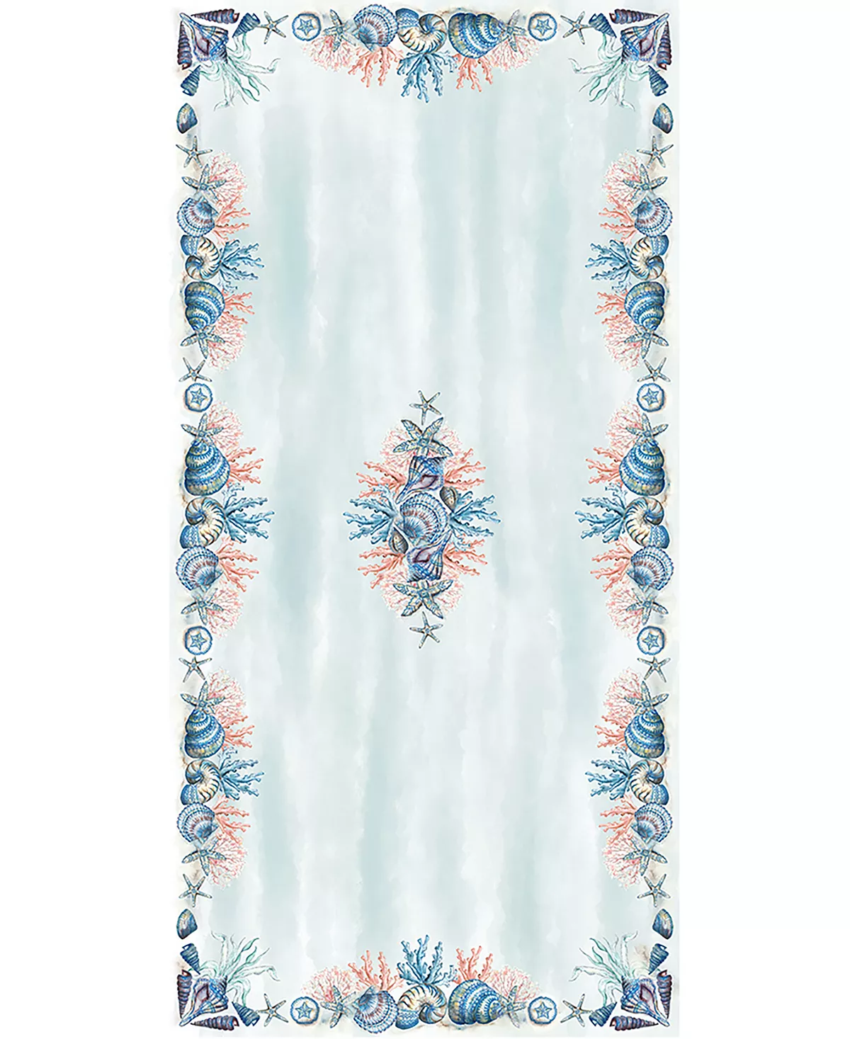 Laural Home Venice Beach 70x144 Tablecloth - Image 3