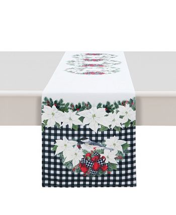 Christmas Trimmings Table Runner - 72 X 13 Laural Home Christmas Trimmings Table Runner - 72 X 13 -VilleroyBoch shop 17999345 fpx 1