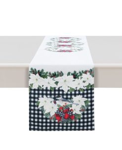 Laural Home Christmas Trimmings Table Runner - 72 X 13