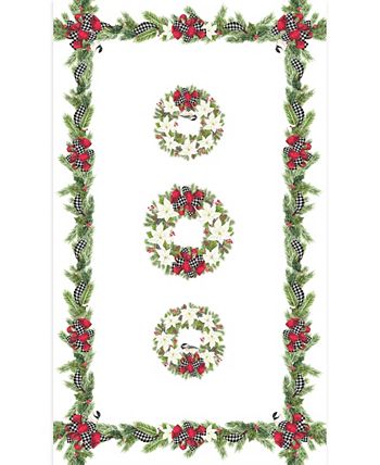 Christmas Trimmings Tablecloth - 70 X 120 Laural Home Christmas Trimmings Tablecloth - 70 X 120 -VilleroyBoch shop