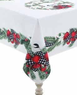 Laural Home Christmas Trimmings Tablecloth - 70 X 120