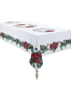 Laural Home Christmas Trimmings Tablecloth - 70 X 120 5 Laural Home Christmas Trimmings Tablecloth - 70 X 120 -VilleroyBoch shop 17999353 fpx