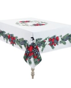 Laural Home Christmas Trimmings Tablecloth - 70 X 84 4 Laural Home Christmas Trimmings Tablecloth - 70 X 84 -VilleroyBoch shop 17999361 fpx