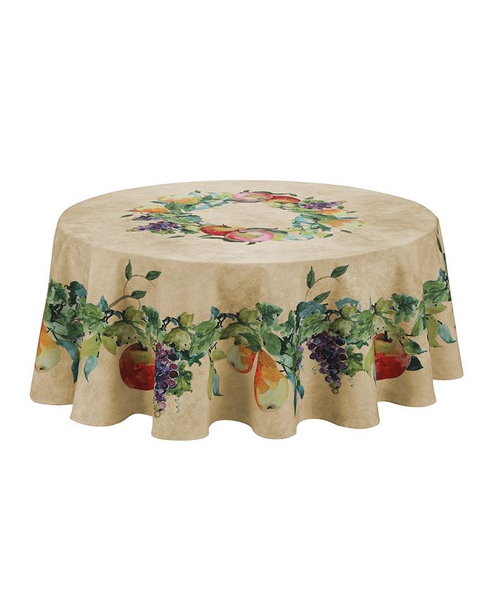 Laural Home Palermo 70 Round Tablecloth 3 Laural Home Palermo 70 Round Tablecloth