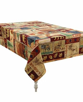 Laural Home Dge Collage Tablecloth - 70x 84 - Image 2