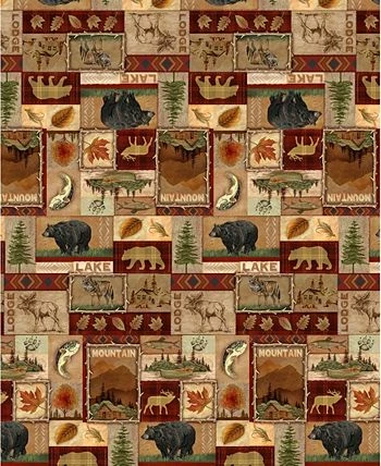 Laural Home Dge Collage Tablecloth - 70x 84 - Image 3