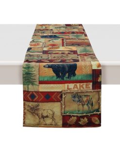 Laural Home Dge Collage Table Runner - 13x 72