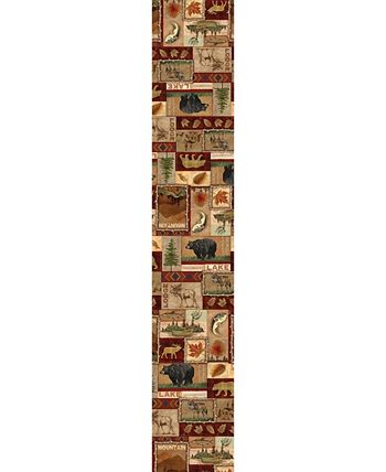 dge Collage Table Runner - 13 X 90 Laural Home Dge Collage Table Runner - 13 X 90 -VilleroyBoch shop