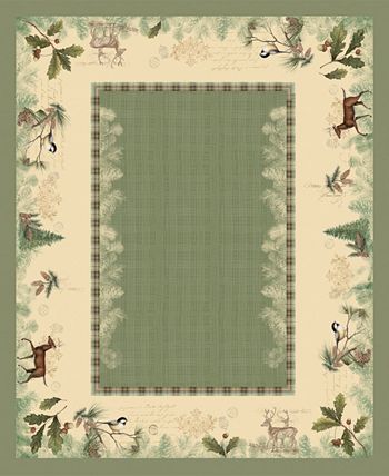 Woodland Forest Tablecloth - 70x 84 Laural Home Woodland Forest Tablecloth - 70x 84 -VilleroyBoch shop