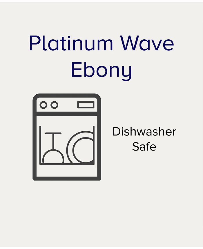 Platinum Wave Ebony 5 Pc Round Place Setting Noritake Platinum Wave Ebony 5 Pc Round Place Setting -VilleroyBoch shop