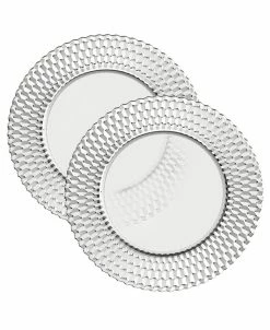 Villeroy & Boch Ston Crystal Buffet Plate Set/2