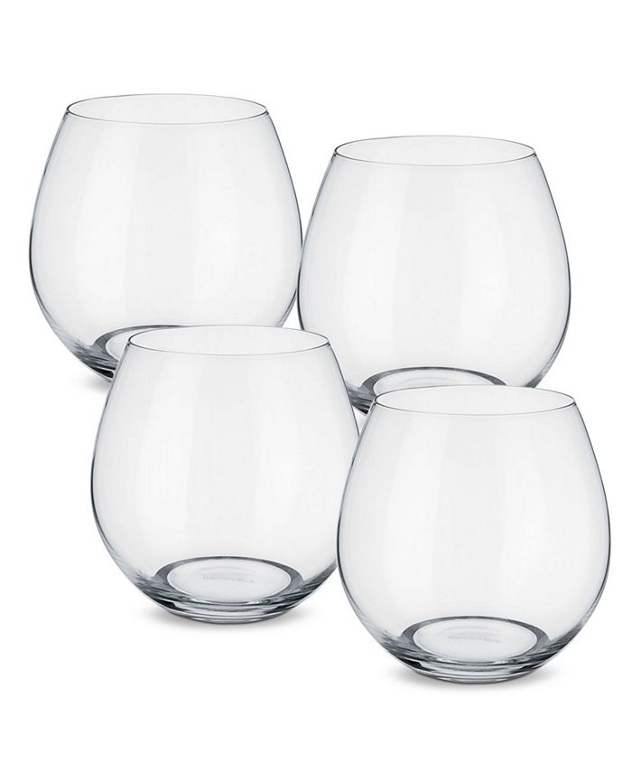 Entrée Juice Or Red Wine Stemless, Set Of 4 Villeroy & Boch Entrée Juice Or Red Wine Stemless, Set Of 4 -VilleroyBoch shop