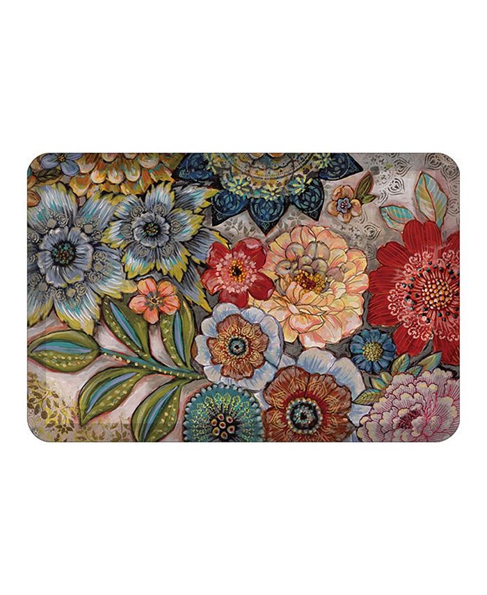 Laural Home Boho Bouqet Kitchen Mat 3 Laural Home Boho Bouqet Kitchen Mat