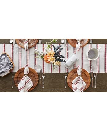 Zig Dobby Stripe Table Runner Design Imports Zig Dobby Stripe Table Runner -VilleroyBoch shop