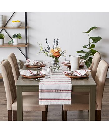 Zig Dobby Stripe Table Runner Design Imports Zig Dobby Stripe Table Runner -VilleroyBoch shop