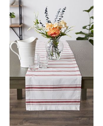 Zig Dobby Stripe Table Runner Design Imports Zig Dobby Stripe Table Runner -VilleroyBoch shop