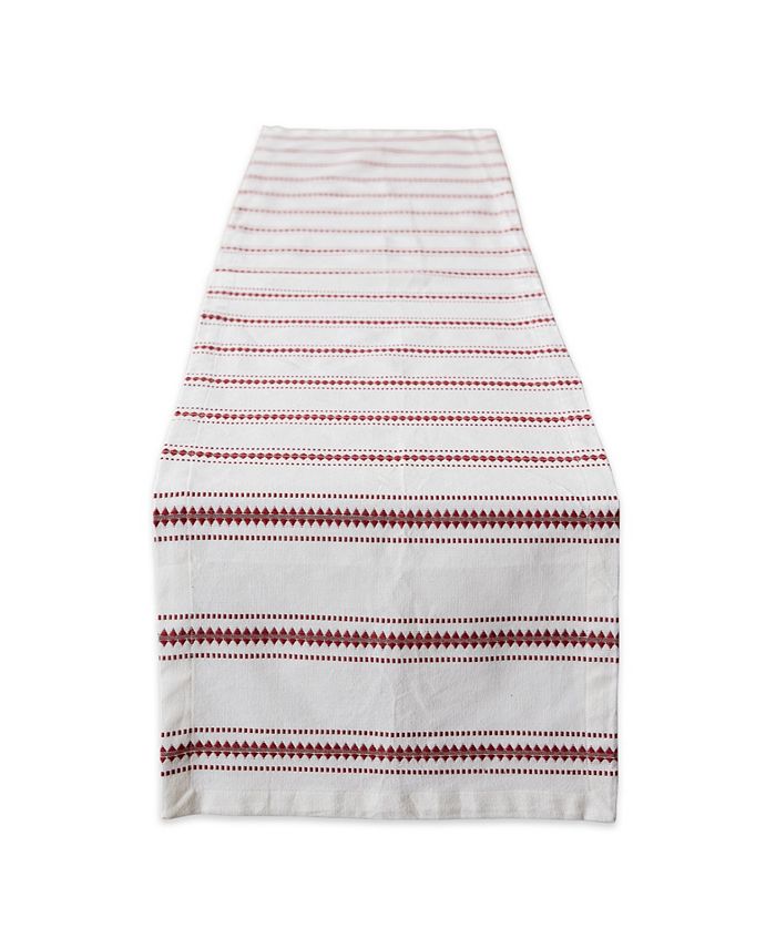 Zig Dobby Stripe Table Runner Design Imports Zig Dobby Stripe Table Runner -VilleroyBoch shop