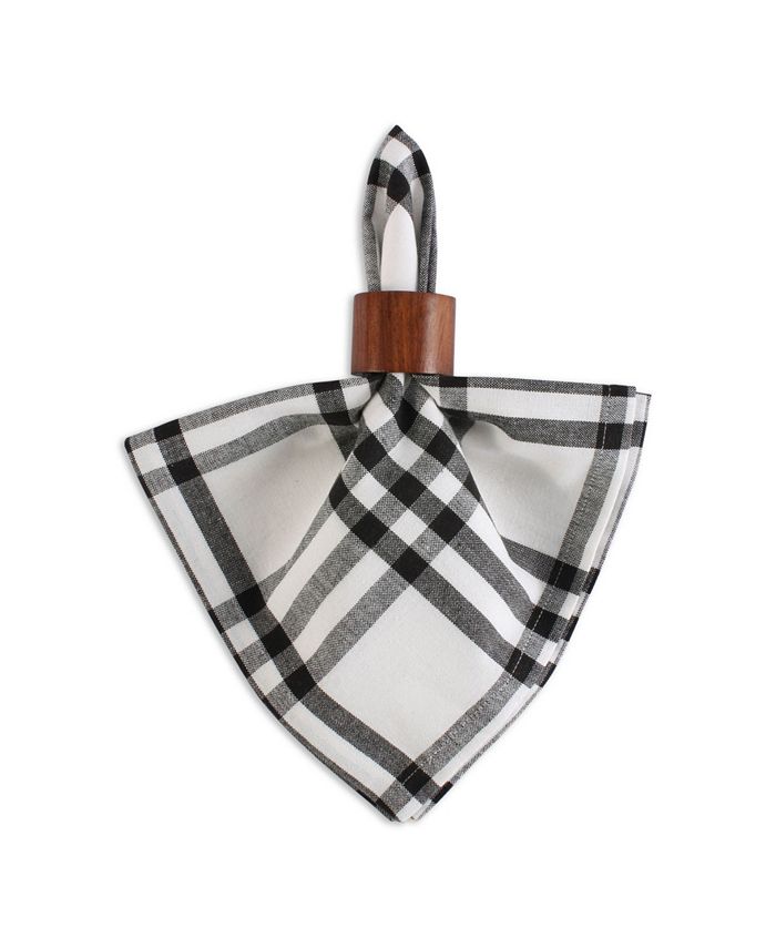 Homestead Plaid Table Toppers, 20 X 20, Set Of 6 Design Imports Homestead Plaid Table Toppers, 20 X 20, Set Of 6 -VilleroyBoch shop