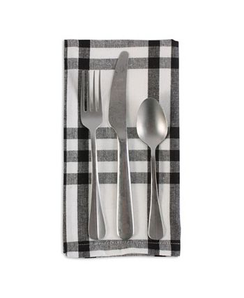 Homestead Plaid Table Toppers, 20 X 20, Set Of 6 Design Imports Homestead Plaid Table Toppers, 20 X 20, Set Of 6 -VilleroyBoch shop