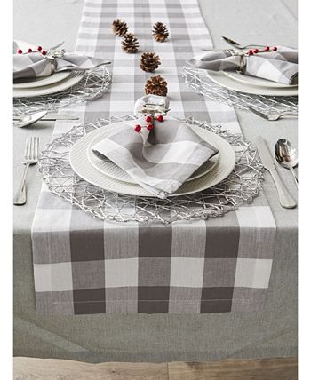 Design Imports Buffalo Check Table Runner, 14 X 108 4 Design Imports Buffalo Check Table Runner, 14 X 108 - Image 2