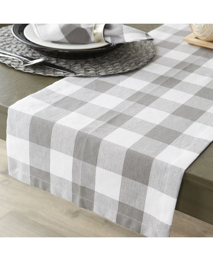 Design Imports Buffalo Check Table Runner, 14 X 108 6 Design Imports Buffalo Check Table Runner, 14 X 108 - Image 4