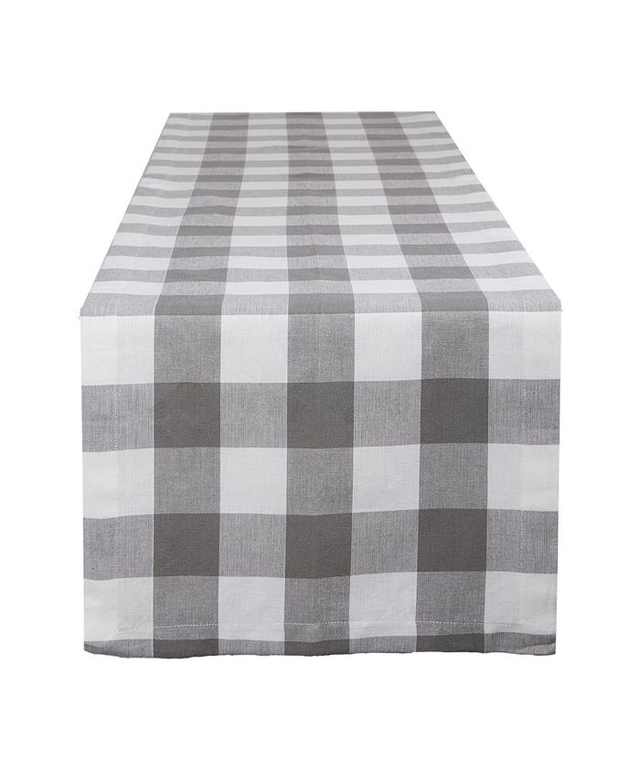 Design Imports Buffalo Check Table Runner, 14 X 108 3 Design Imports Buffalo Check Table Runner, 14 X 108