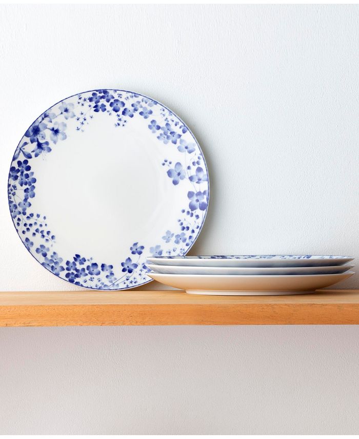 Bloomington Road Set Of 4 Dinner Plates, 10 1/2 Noritake Bloomington Road Set Of 4 Dinner Plates, 10 1/2 -VilleroyBoch shop