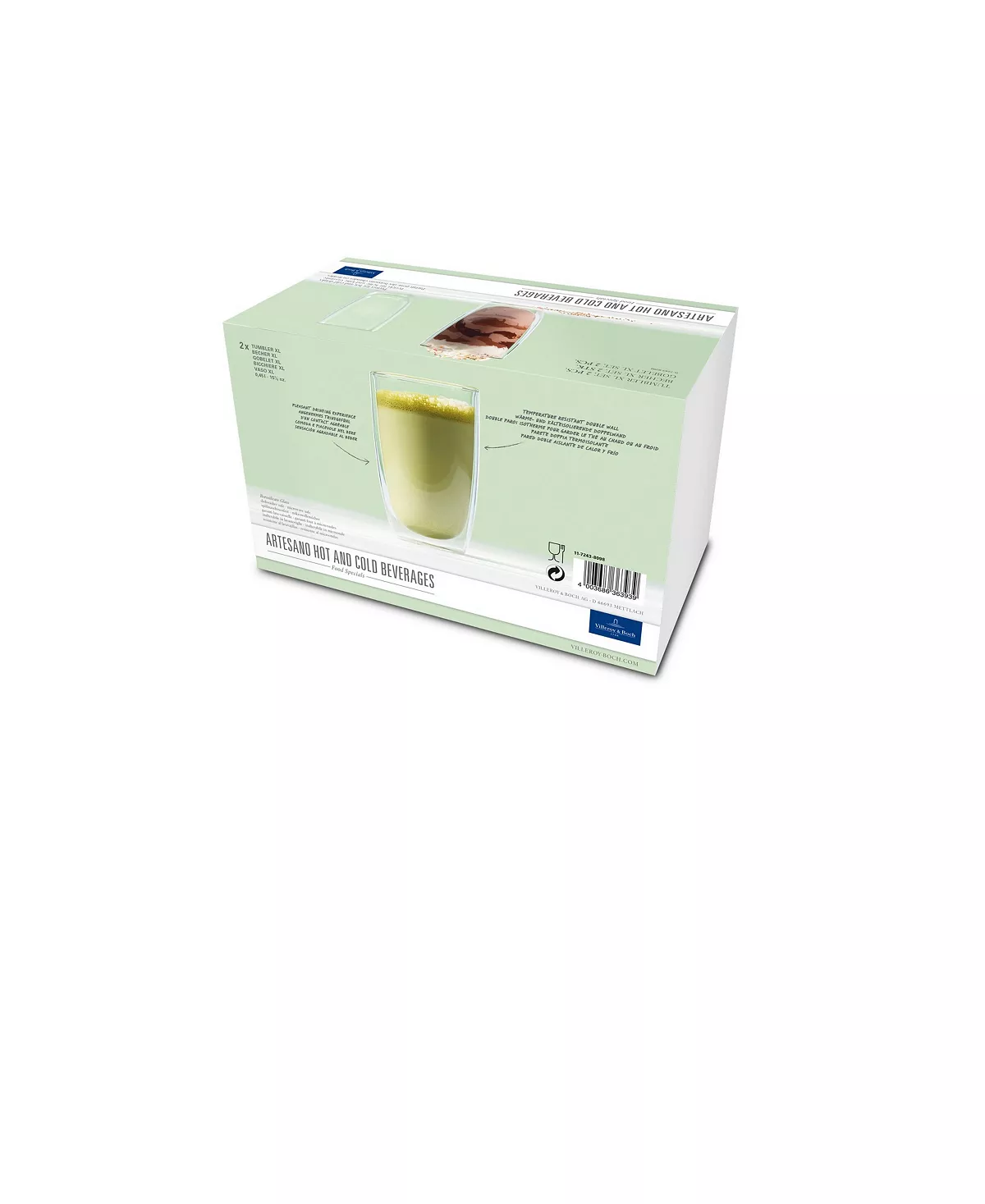 Artesano Hot Beverage Extra Large Tumbler Pair Villeroy & Boch Artesano Hot Beverage Extra Large Tumbler Pair -VilleroyBoch shop