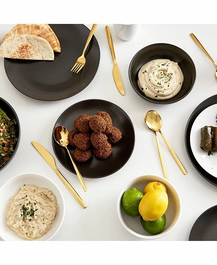 Euro Ceramica Ssential 12 Piece Dinnerware Set, Service For 4 - Image 4