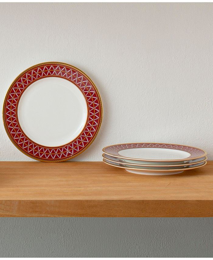 Noritake Crochet Set Of 4 Bread Butter/Appetizer Plates, 6-1/2 4 Noritake Crochet Set Of 4 Bread Butter/Appetizer Plates, 6-1/2 - Image 2