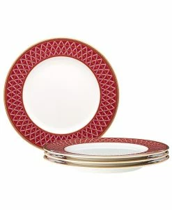 Noritake Crochet Set Of 4 Salad Plates, 8-1/2