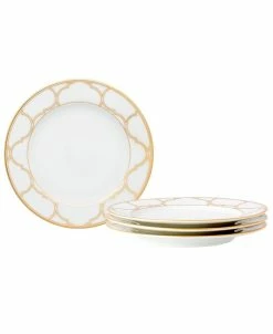 Noritake Eternal Palace Gold Set Of 4 Bread Butter/Appetizer Plates, 6-1/2
