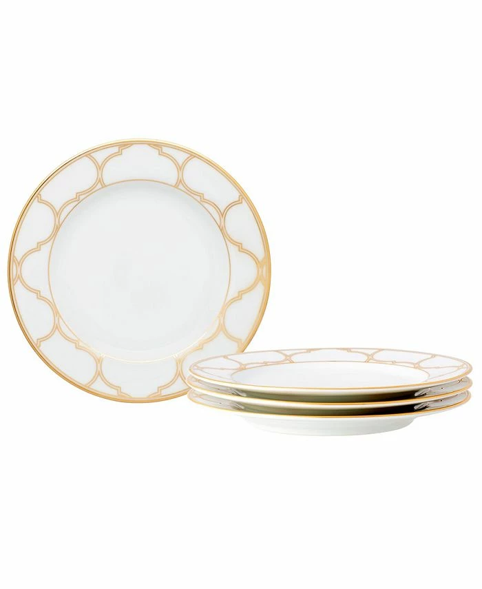 Noritake Eternal Palace Gold Set Of 4 Bread Butter/Appetizer Plates, 6-1/2
