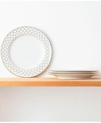 Noritake Eternal Palace Gold Set Of 4 Dinner Plates, 10-1/2 - Image 2