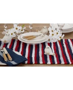 Saro Lifestyle Chindi Table Runner With Striped Patriotic Design, 72 X 16 5 Saro Lifestyle Chindi Table Runner With Striped Patriotic Design, 72 X 16 -VilleroyBoch shop 18876060 fpx