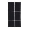 Saro Lifestyle Cotton Table Napkins With Simple Plaid Design, Set Of 4, 20 X 20