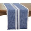 Saro Lifestyle Ped Table Runner With Fringe Design, 72 X 13 -VilleroyBoch shop 18876322 fpx