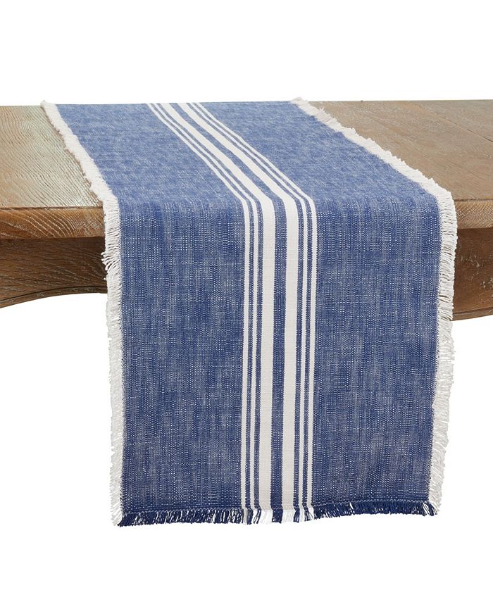 ped Table Runner With Fringe Design, 72 X 13 Saro Lifestyle Ped Table Runner With Fringe Design, 72 X 13 -VilleroyBoch shop