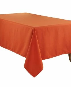 Saro Lifestyle Everyday Design Solid Color Tablecloth, 120 X 65