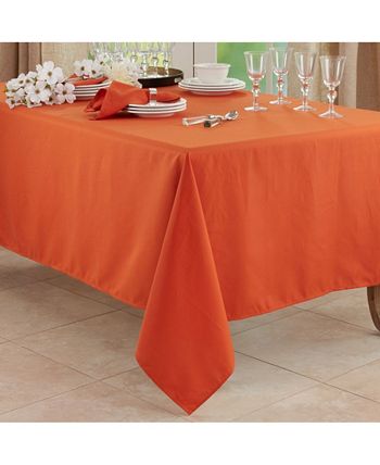 Everyday Design Solid Color Tablecloth, 120 X 65 Saro Lifestyle Everyday Design Solid Color Tablecloth, 120 X 65 -VilleroyBoch shop