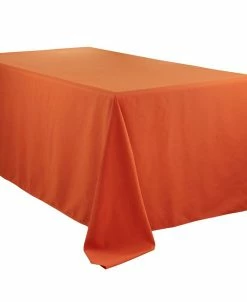 Saro Lifestyle Everyday Design Solid Color Tablecloth, 120 X 90