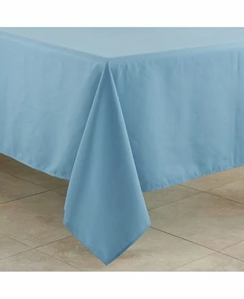 Saro Lifestyle Everyday Design Solid Color Tablecloth, 60 X 60 - Image 2
