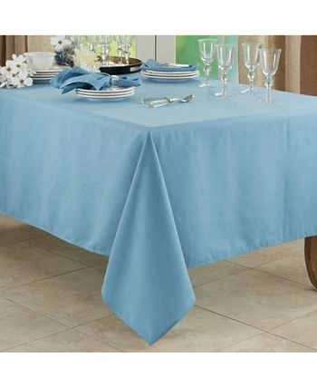 Saro Lifestyle Everyday Design Solid Color Tablecloth, 60 X 60 - Image 3